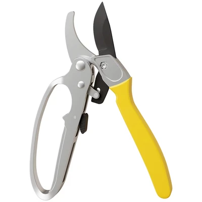 Image of Outsunny 8&quot; Garden Secateurs, Pruning Shears Heavy Duty with Sharp SK5 Blade, Bypass Pruners Safety Lock and Non Slip Handles, Lightweight &amp; Ergonomic, Scissors for Precise Cutting