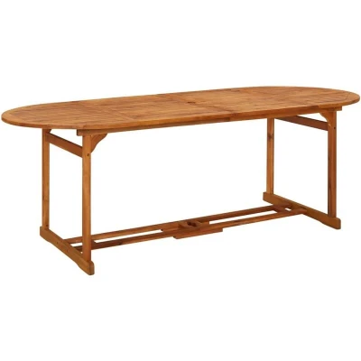 Image of vidaXL Garden Dining Table 220x90x75 cm Solid Acacia Wood