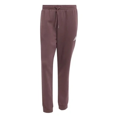 Image of adidas Men&#039;s Essentials FEELCOZY Fleece Pant, Aurora Ruby/White, L
