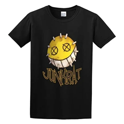 Image of Junkrats T Shirt Graphic Mens Basic Black Unisex Cotton Casual Tee S