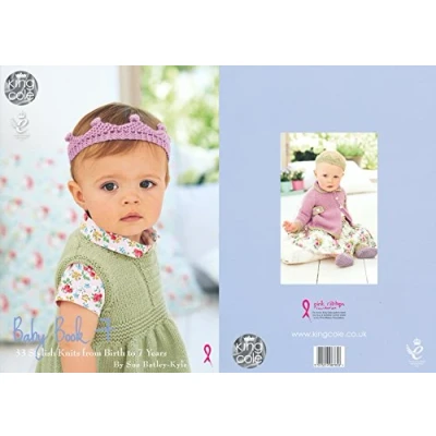 Image of King Cole Baby Book Seven 7 Knitting Booklet Double Comfort DK Patterns Birth to Years