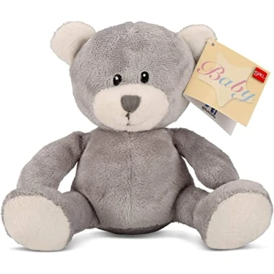 Image of Small Grey Teddy Bear Bears, Baby Soft Toy Gift Bears for Babies, Christening Teddy, Shower, Christmas, Newborn 15cm(6&quot;)