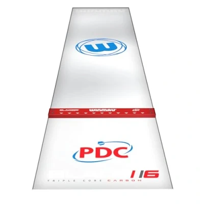 Image of Winmau Clearzone PVC Darts Mat with Integrated Oche Line