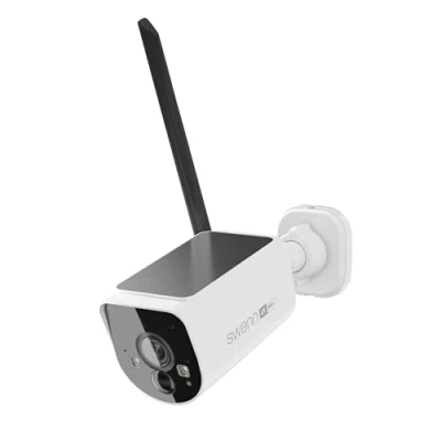 Image of Swann MaxRanger4K Wi Fi NVR Security Add on Camera, With Forever Charged Solar Panels, Longest Range Wireless Outdoor Cameras, Person Vehicle Detection, Color Night Vision, Wire Free, No Monthly Fee