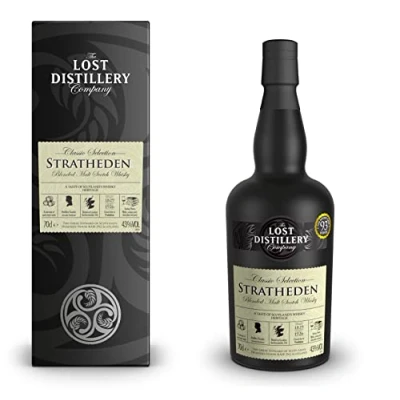 Image of Stratheden Classic Blended Malt Scotch Whisky 70cl 43% by The Lost Distillery, Non Chill Filtered, Lowland Region with Dark Chocolate and Orange Tasting Notes