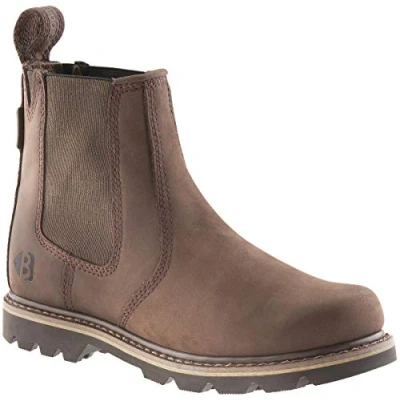 Image of Buckler Buckflex B1400 Chocolate Brown Non Safety Dealer Boots UK 12 (EU46)