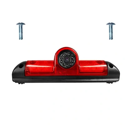Image of KOHIENWO Ducato Brake Light Camera Screwed from Car outside Third Roof Top Mount Reversing Compatible for Citroen Jumper/Fiat X250 / Peugeot Boxer (Without Monitor)
