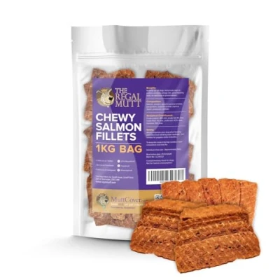 Image of The Regal Mutt Salmon Fillets 1kg Bag