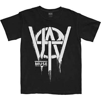 Image of Muse Will of The People Stencil Official Tee T Shirt Mens Unisex (Medium) Black