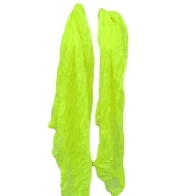 Image of Bright neon yellow colour Crinkle Effect Ladies Fashion Soft Shawl Scarf Wrap 70&quot; x 35&quot; by Fat catz copy