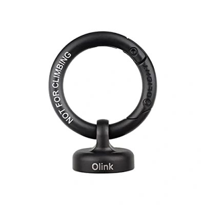 Image of Olight OLINK Portable Magnetic Hook Compatible with Flashlights, Obulb (Black)