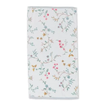 Image of Pip Les Fleurs Hand Towel 50 x 100 cm White