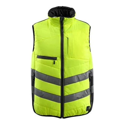 Image of Mascot 15565 249 1709 Grimsby Safe Supreme Padded Water Repellent Class 1 Winter Gilet, Size L, Hi Vis Yellow/Black