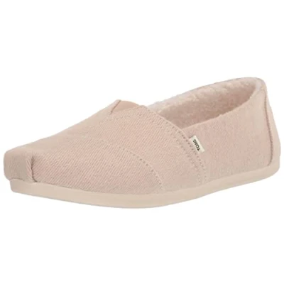 Image of TOMS Women&#039;s Alpargata Repreve Loafer Flat, Natural, 7 UK