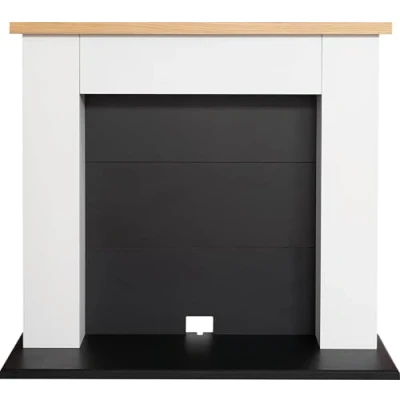 Image of Adam Chester Electric Stove Fireplace in Pure White, 39 Inch