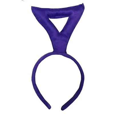 Image of jokeshop Tinky Winky Purple Teletubbies Headband Tulle Adult Fancy Dress 90&#039;s Cartoon Character TV Program