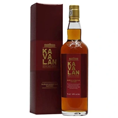 Image of Kavalan Oloroso Sherry Oak Matured Single Malt Whisky 70cl 46% With Gift Box