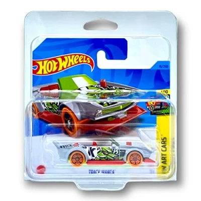 Image of Hot Wheels Track Manga (Grey, Orange &amp; Red) 1/10 HW Art Cars 2023 15/250 (Short Card) *** COMES IN A KLAS CAR KEEPER PROTECTIVE COLLECTORS CASE HKK14