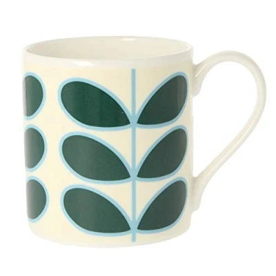 Image of Orla Kiely Linear Stem Mug Colour: Teal