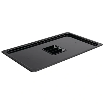 Image of Lid for Polycarbonate gastronorm Container Black. 1/1 size