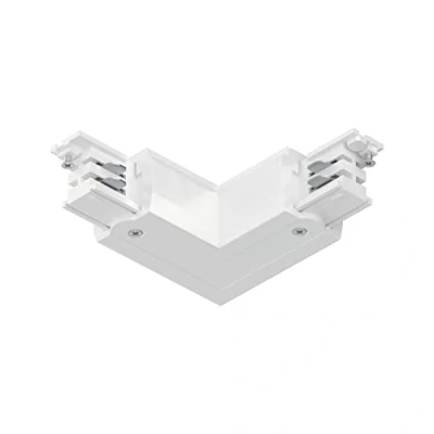 Image of Paulmann 91372 ProRail3 Connector L Piece Outer 101 x mm max. 3,680W White Systems Ceiling Rail Metal, Plastic