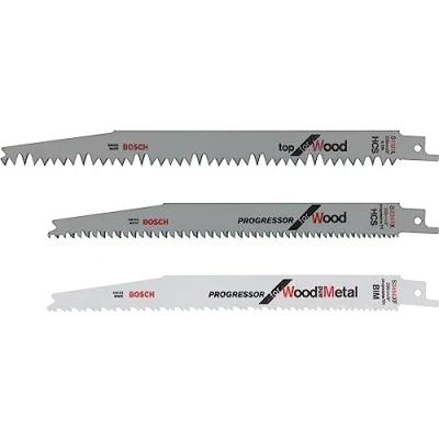 Image of Bosch 2609256797 Sabre Saw Blade (3 Piece)