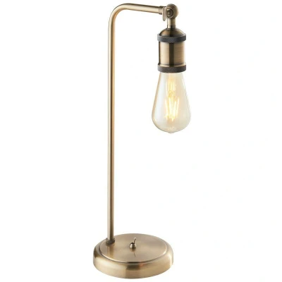 Image of Hal Complete Table Lamp, Antique Brass Plate