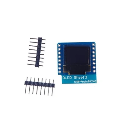 Image of DollaTek OLED Display module Shield 0.66&quot; inch 64X48 LCD IIC/I2C interface