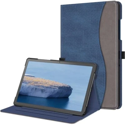 Image of FINTIE Case for Samsung Galaxy Tab A9 Plus / A9+ 11 Inch 2023 Model (SM X210/ X216/ X218), Multi Angle Viewing Smart Stand Cover with Pocket Auto Wake/Sleep, Denim Indigo