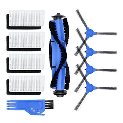 Image of DingGreat Replacement Accessory Kit for Eufy RoboVac 11s, 30 30C, 15C Robot Vacuum Cleaner Parts Pack of 1 Main Brush 4 Side Brushes Hepa Filters