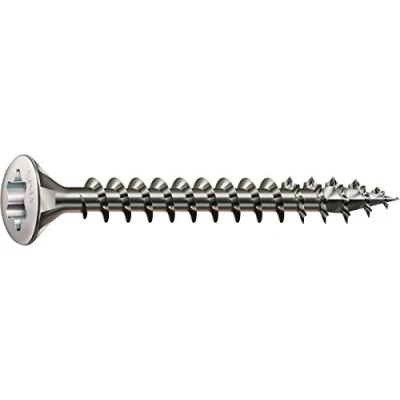 Image of SPAX 627000300203 Universal, Raised Countersunk Head, T Star Plus, Full Thread, Stainless Steel A2, 1.4567, (3.0 x 20 mm, Pack of 200)