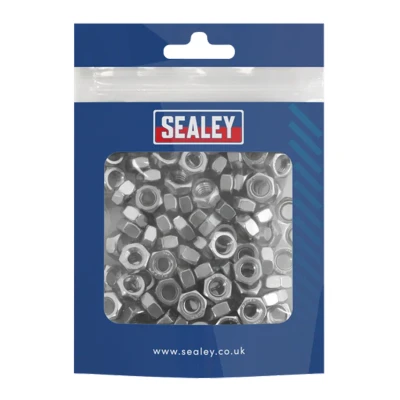 Image of Sealey Stainless Steel Nut DIN 934 M6 Pack of 100