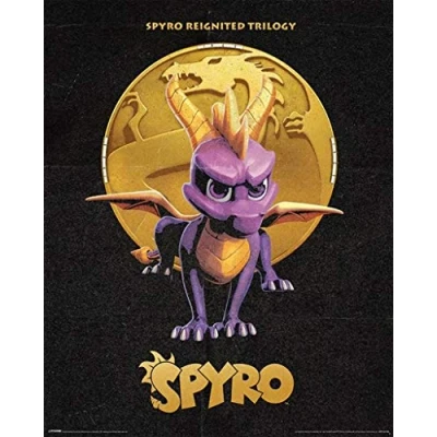 Image of SPYRO Mini Poster 40X50 Golden Dragon