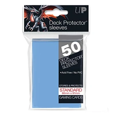 Image of Deck Protector Sleeves Light Blue (50 ct.)