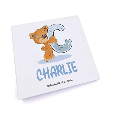 Image of Personalised Teddy Design Baby Photo Album