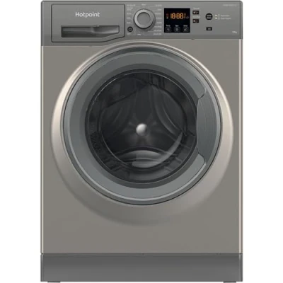 Image of Hotpoint Anti stain NSWM 1046 GG UK 10 kg Washing Machine Graphite