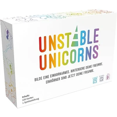 Image of Asmodee Unstable Game Unicorns, Party Game, Card German, Multicoloured, Colourful, TTUD0001