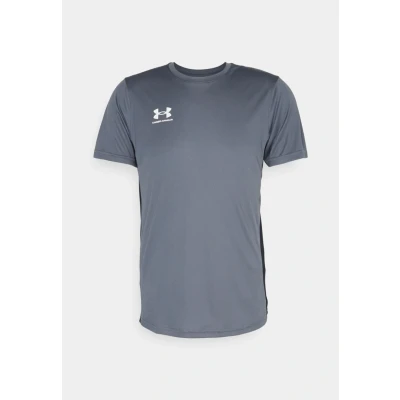 Image of Under Armour Challenger Train Sports Tshirt, Men&#039;s, Size: Small, Castlerock/white