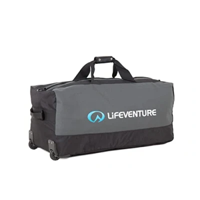Image of Lifeventure Expedition Large Duffle Bag With Wheels, 120 Litres Soft, Folding Base, Compact When Not In Use