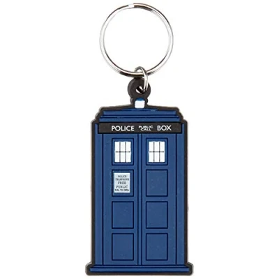 Image of Pyramid International RK38106C Doctor Who TARDIS Keyring, 60 x 80 cm