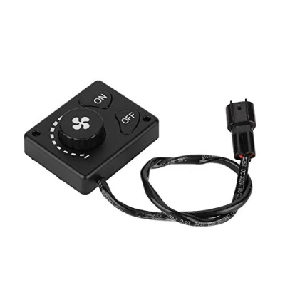 Image of parking heater controller DC 12V/24V Climate Control Panel Knob Switch for Car Truck Air Diesel +