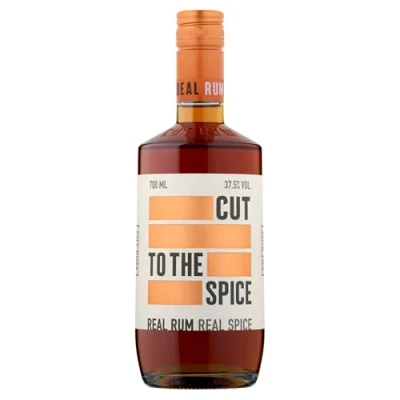 Image of CUT Spiced Rum Premium Caribbean with Natural Spices Award Winning Smooth Flavour Perfect for Cocktails and Mixers 37.5 Percent ABV 70cl