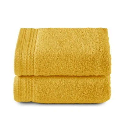 Image of Top Towel Set of 2 Hand Towels Bath 100% Combed Cotton 600 g/m2 Measures 100 x 50 cm