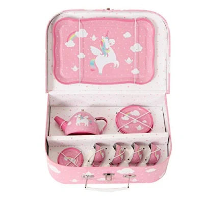 Image of Sass &amp; Belle Rainbow Unicorn Kids&#039; Tea Set