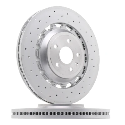Image of 8V0615301D, 8V0615301H, 8V0615301Q, 8V0615301R brake disc BREMBO 09.D174.53 370mm 34mm 5 perforated/vented, two part Coated High carbon