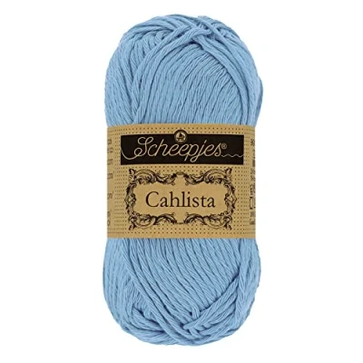 Image of Scheepjes Cahlista 247 Bluebird Yarn 10x50g
