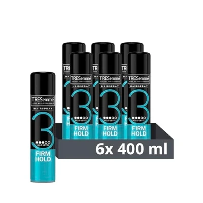 Image of TRESemmé Firm Hold Hairspray 24 hour frizz control for a lightweight finish 6x 400 ml