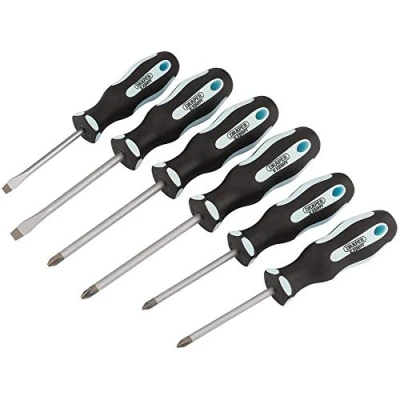 Image of Draper Expert Soft Grip Screwdriver Set (6 Piece)