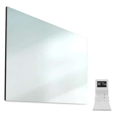 Image of Klarstein Smart Infrared Heater, 720W Panel Remote Control, Open Window Detection, Thermostat, IP44, Wall Mounted Heaters, CO2 Free Energy Efficient Electric Heater