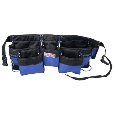 Image of Faithfull FAIDTNPN Double Tool &amp; Nail Pouch Eleven Pockets